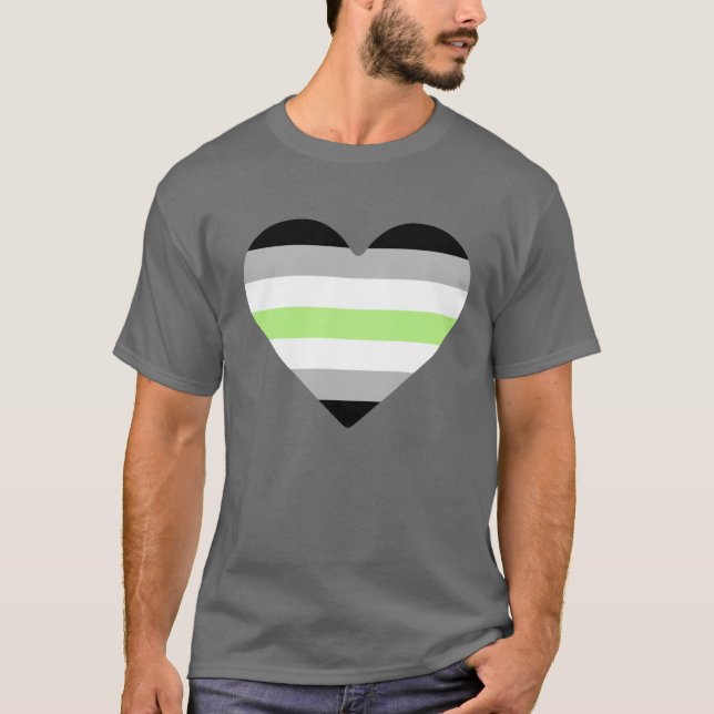 Agender Hjärtan T-Shirt (Framsida)
