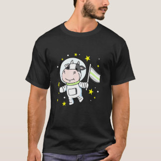 Agender Ko i rymden Agender stolthet T Shirt