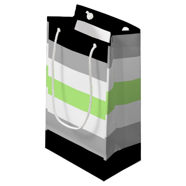 Agender Pride Flagga (Framsidan Vinklad)