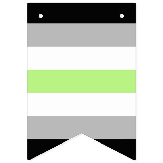 Agender Pride Flagga – Agender Identitet HBTQIA+ (Sextonde flaggan)