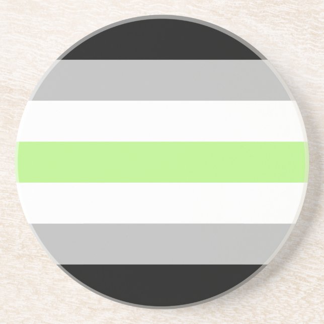 Agender Pride Flagga – Agender Identitet HBTQIA+ Underlägg (Framsidan)