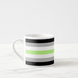 Agender Pride Flagga – Agender Identitet LGBTQIA+  Espressomugg