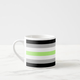 Agender Pride Flagga – Agender Identitet LGBTQIA+ Espressomugg