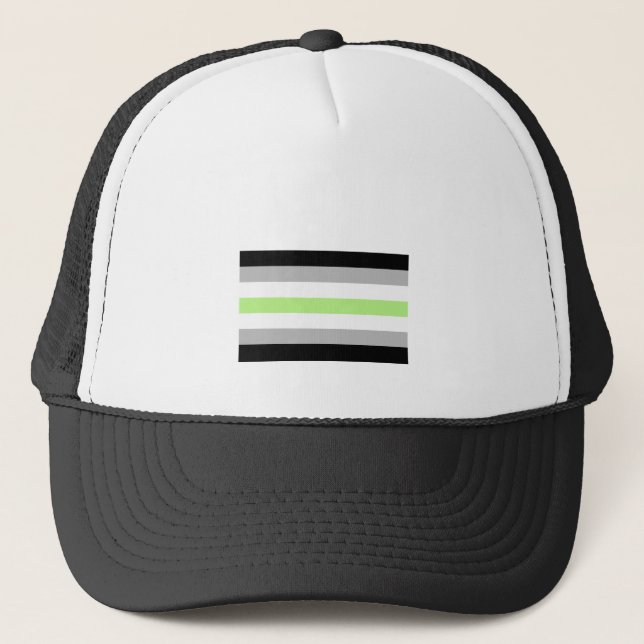 Agender Pride Flagga – Agender Identitet LGBTQIA+  Keps (Framsida)