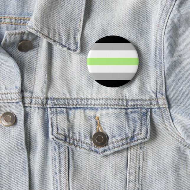 Agender Pride Flagga – Agender Identitet LGBTQIA+  Knapp (In Situ)