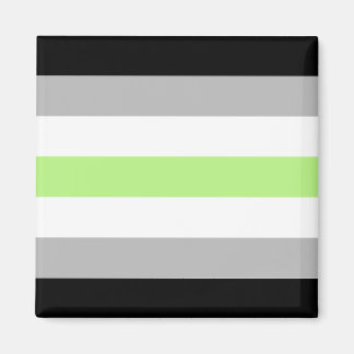 Agender Pride Flagga – Agender Identitet LGBTQIA+ Magnet