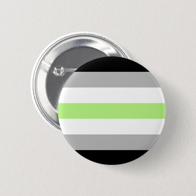 Agender Pride Flagga Knapp (Framsida & baksida)