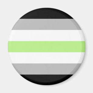 Agender Pride Flagga Magnet
