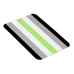 Agender Pride Flagga Magnet