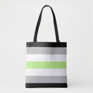 Agender Pride Flagga Tygkasse