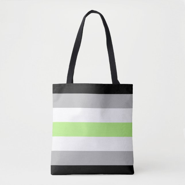 Agender Pride Flagga Tygkasse (Framsida)