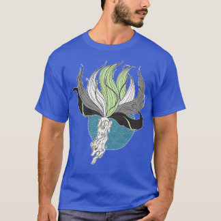 Agender Pride Kitsune T Shirt