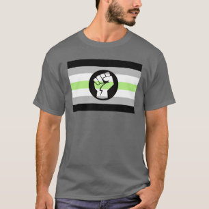 Agender Pride Motstånd T-Shirt