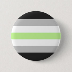 Agender prideflagga knapp