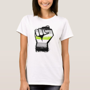 Agender Protest Fist T Shirt