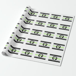 Agender-protestflagga Presentpapper