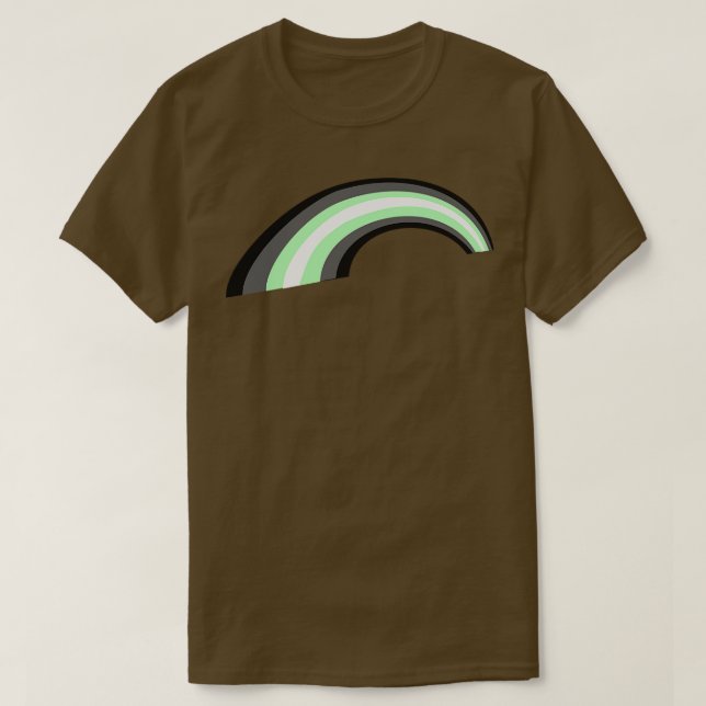 Agender Rainbow T Shirt (Design framsida)