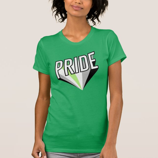 Agender stolthet t shirt (Framsida)