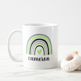 Agenderregnbåge Personlig Kaffemugg