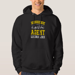 Agent arbetsnamn Anställare för löntagaryrke A Hoodie