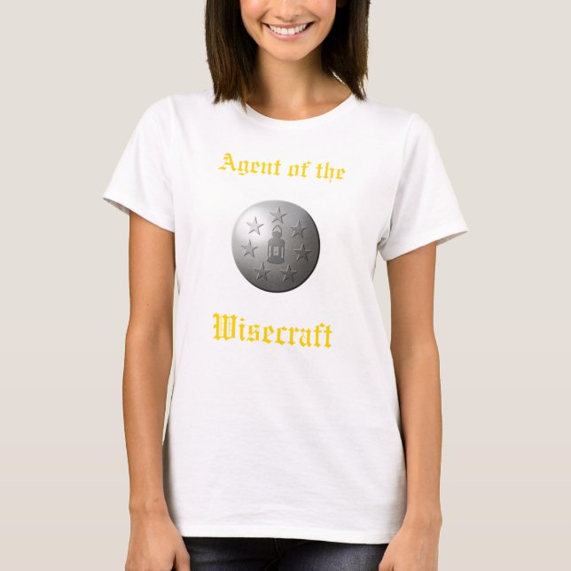 Agent av Wisecraften! T Shirt (Framsida)