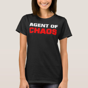 Agent i Chaos MisChief Humor Funny Brother T Shirt