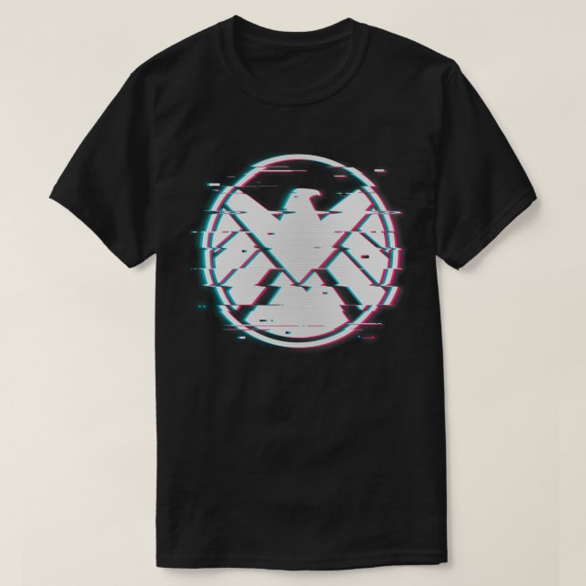 Agent i GLITCH T Shirt (Design framsida)
