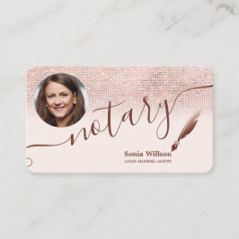 Agent Modern för notär lånesignering Lägg till dit Visitkort