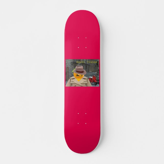 Agent Orange Funnycomb Mini Skateboard Bräda 18,5 Cm (Framsida)