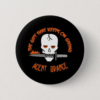 Agent Orange MÖRKEN Gift Knapp