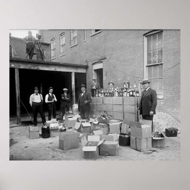 AGENT SEIZE LIQUOR 1922 POSTER (Framsidan)