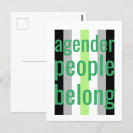 agenter som tillhör vykort