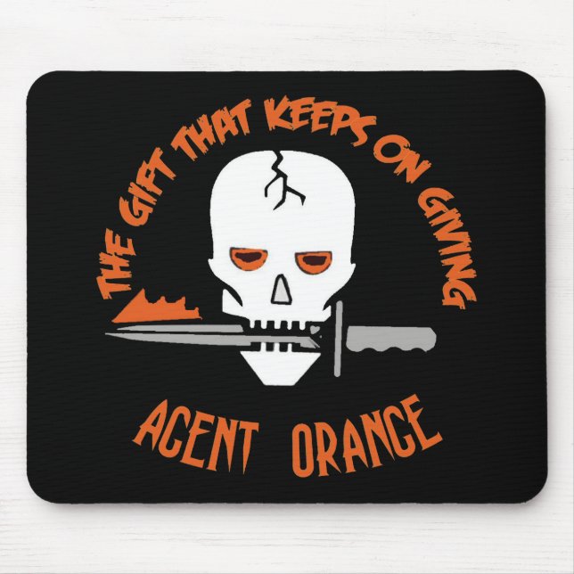 Agentorange gåvaMÖRKEN Musmatta (Framsidan)