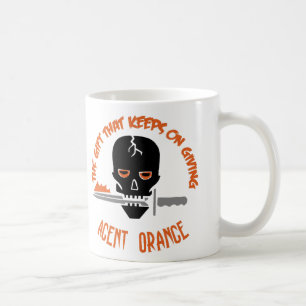 Agentorange som gåvan TÄNDER Kaffemugg