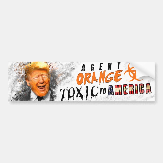 AgentorangeDonald Trump bildekal (Framsidan)