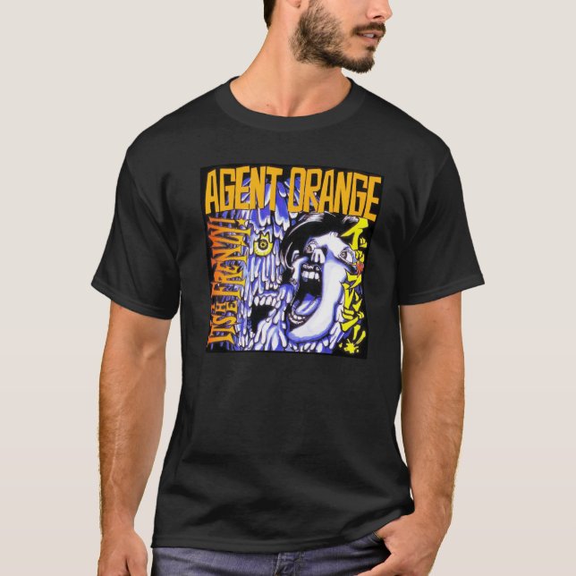 Agentorangen "är det frenesin 2" den Punk T-tröja Tee Shirt (Framsida)
