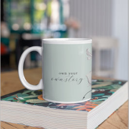 Äger din egen historia | Flower Petals | Motiverin Kaffemugg