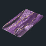 Agera ditt namn på Lila Violet Guld Glitter Geode iPad Mini Skydd<br><div class="desc">Pad-fall med Agate Lila Violet Guld Geode Custom Name Gnistra Marble Personlig Birthday - Annibröllopsdag eller Bröllop Gift / Supparly - Add Your Name - Text or Remove - make Your Speciell ipad cover Gift - Resize and move or remove and add text / Glitter with Custzation inslag. Utformning efter...</div>