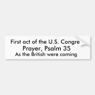 Agera först av U.S.-kongressen, Bildekal