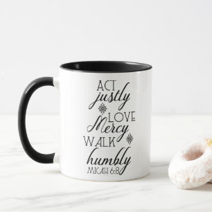 Agera Justly kärlek som förskoning går Humbly Mugg