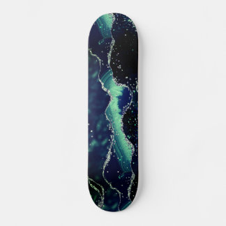 Agera Mörk grönt Mint Navy Blue Skateboard
