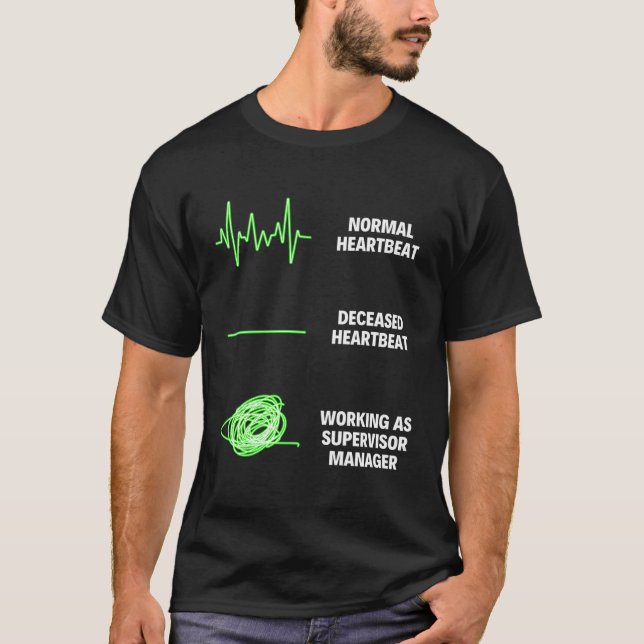 Agerjobb för tillsynsansvarig t shirt (Framsida)
