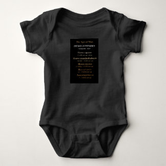 Ages Of Man Baby Ettpieces Body T Shirt