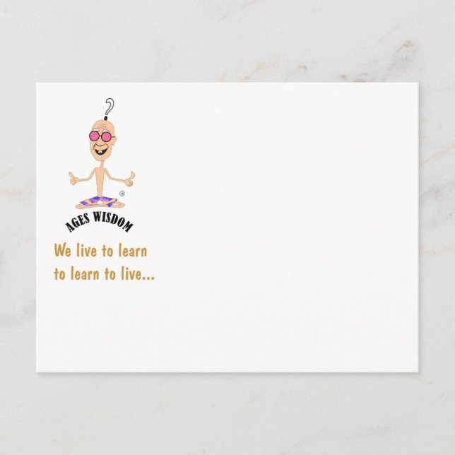 ageswisdom empowerment helg vykort (Framsida)