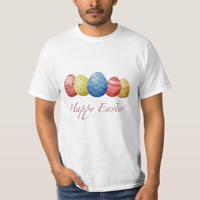 Ägg av glad påsk t shirt (Framsida)