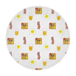 Ägg, bacon, våfflor och Orange