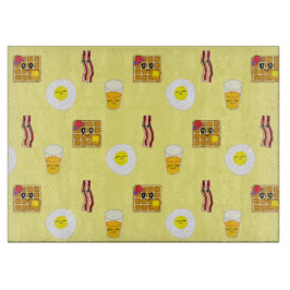 Ägg, bacon, våfflor och Orange