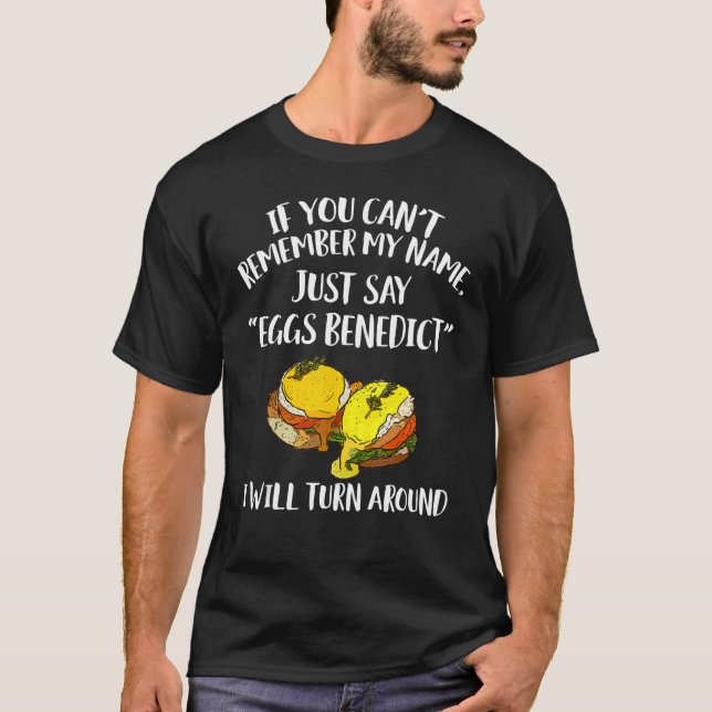 Ägg Benedict Apparel Egg Design T Shirt (Framsida)