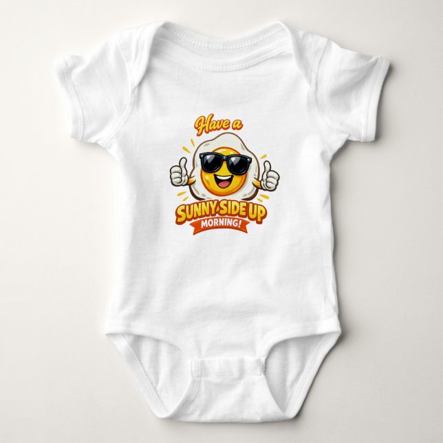 Ägg - cellent morgonhälsning t shirt (Framsida)