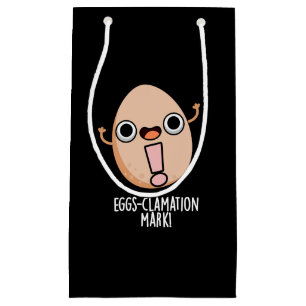 Ägg-clamation Mark Funny Egg Pun Mörk BG